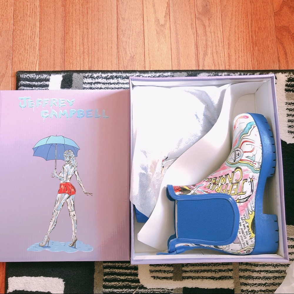 Jeffrey Campbell Cloudy Chelsea Rain Boot - Picture 5 of 6